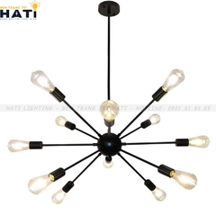Đèn thả decor quả cầu gai