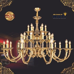 Đèn chùm đồng Kelsey