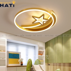 Đèn ốp trần led ngôi sao mặt trăng