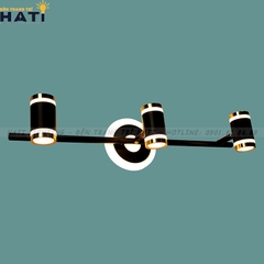 Đèn rọi gương 3 bóng Nalas màu đen