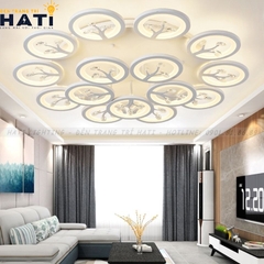 Đèn ốp trần led Kagami 15 cánh