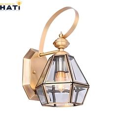 Đèn tường đồng ngoài trời Lminn