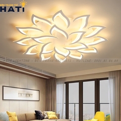 Đèn ốp trần led hình lưỡi rìu 18 cánh