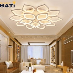 Đèn ốp trần led hoa sen 15 cánh