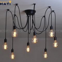 Đèn thả decor dây nhện