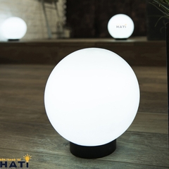 Đèn trụ cầu sứ đục đế bằng