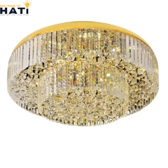 Đèn ốp trần pha lê tròn Chantelle