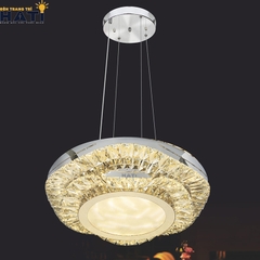 Đèn thả led mâm pha lê