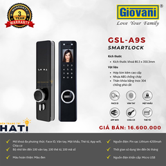 Khóa vân tay cửa gỗ Giovani GSL-A9S