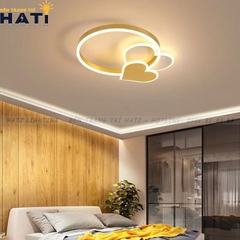Đèn ốp trần led 2 trái tim