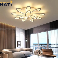 Đèn ốp trần led hình móc câu 12 cánh