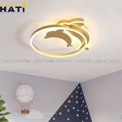 Đèn ốp trần led cá heo