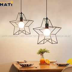 Đèn thả decor hình ngôi sao 