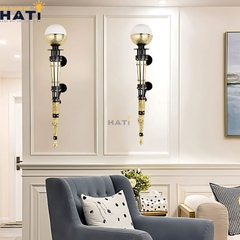 Đèn tường đồng ngoài trời Zalux