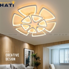 Đèn ốp trần led 12 cánh hình tam giác