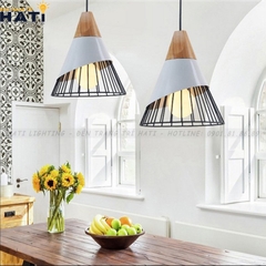 Đèn thả decor hình nón chụp