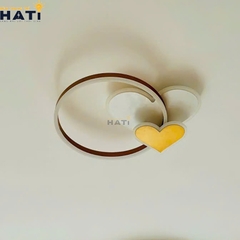 Đèn LED ốp trần 2 trái tim
