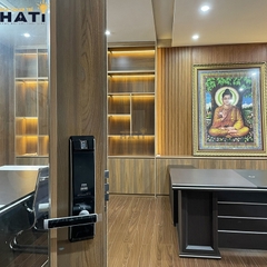 Khóa vân tay cửa gỗ Giovani GSL-F66 màu đen
