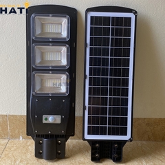 Đèn đường năng lượng mặt trời liền thể chia khoang  120w
