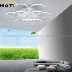 Đèn ốp trần led Taka 9 vòng