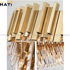 Đèn thả pha lê Yerko