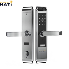 Khóa vân tay cửa gỗ Giovani GSL-C138F màu bạc