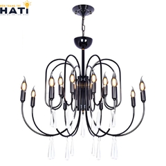 Đèn chùm tân cổ điển Prising 8+8 bóng