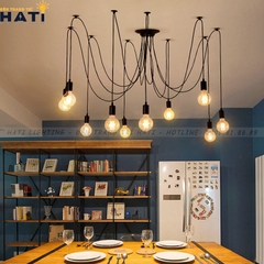 Đèn thả decor dây nhện