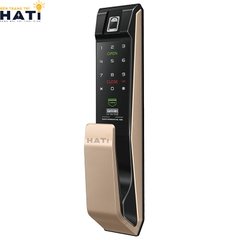 Khóa vân tay cửa gỗ Giovani GSL-K888BG màu đen vàng
