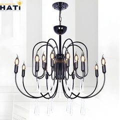 Đèn chùm tân cổ điển Prising 8+8 bóng