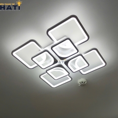 Đèn ốp trần led 4+4 ô vuông - MO-020/4+4