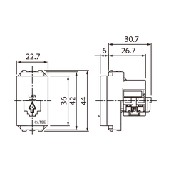 Ổ cắm data CAT6