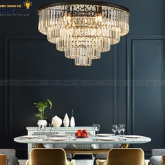 Đèn ốp trần pha lê tròn Nickson
