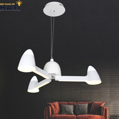 Đèn thả led 3 cánh máy bay màu trắng