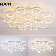 Đèn ốp trần led Kagami 15 cánh