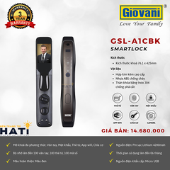 Khóa vân tay cửa gỗ Giovani GSL-A1C