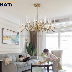 Đèn thả pha lê Randy