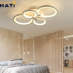 Đèn ốp trần led 4 vòng tròn