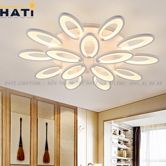 Đèn ốp trần led tai thỏ 15 cánh