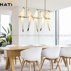 Đèn thả decor chim hạc 5