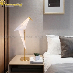 Đèn bàn hiện đại chim hạc