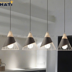 Đèn thả decor hình nón chụp