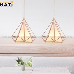 Đèn thả decor kim cương hồng