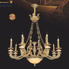 Đèn chùm đồng đá Dominic