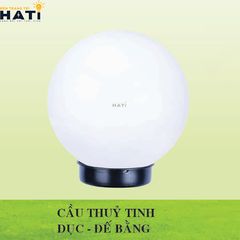 Đèn trụ cầu sứ đục đế bằng