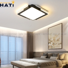 Đèn ốp trần led Lavender viền đen