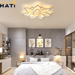 Đèn ốp trần led hình lưỡi rìu 10 cánh