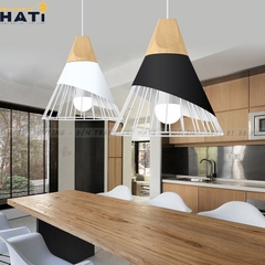 Đèn thả decor hình nón chụp