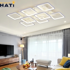 Đèn ốp trần led 6+2 ô vuông