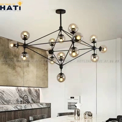 Đèn thả decor Mono thân đen